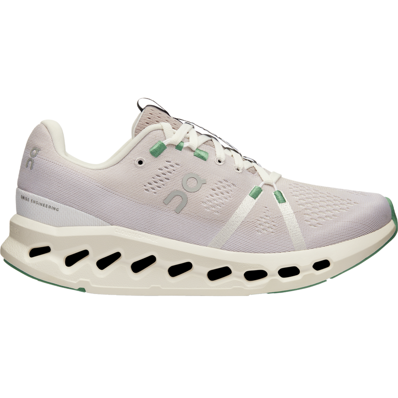 On Women's Cloudsurfer in Pearl/Ivory