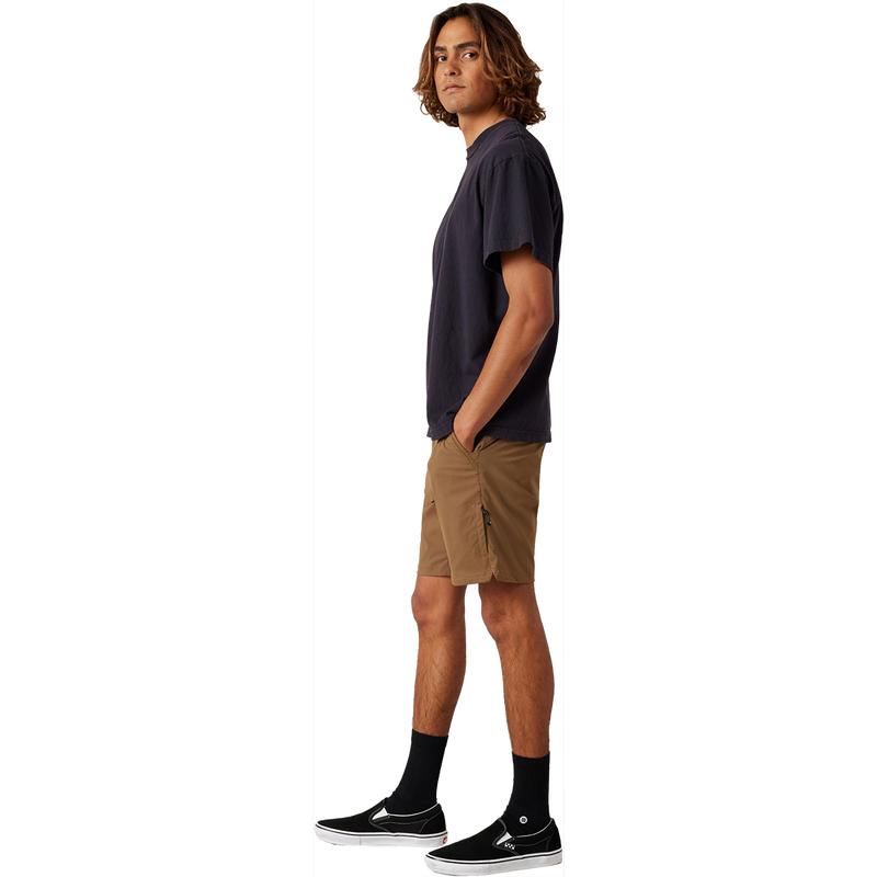 Men's Everywhere Featherlight Chino Short, 686 Men's Everywhere Featherlight Chino Short in Dark Khaki left