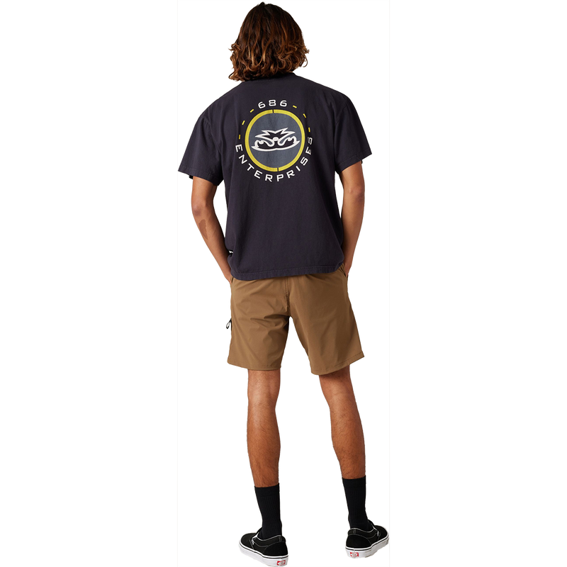 Men's Everywhere Featherlight Chino Short, 686 Men's Everywhere Featherlight Chino Short in Dark Khaki back