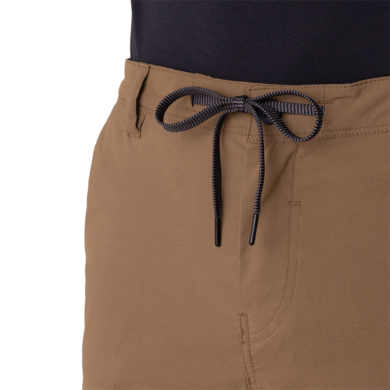 Men's Everywhere Featherlight Chino Short, 686 Men's Everywhere Featherlight Chino Short in Dark Khaki front drawstring
