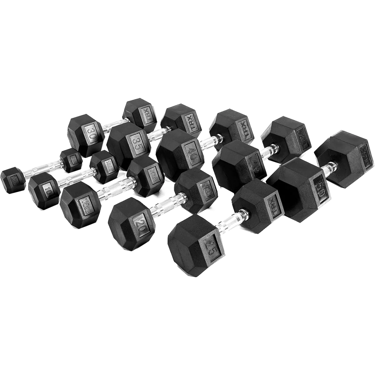 TRX Hex Rubber Dumbbell - 2.5 lb alternate view