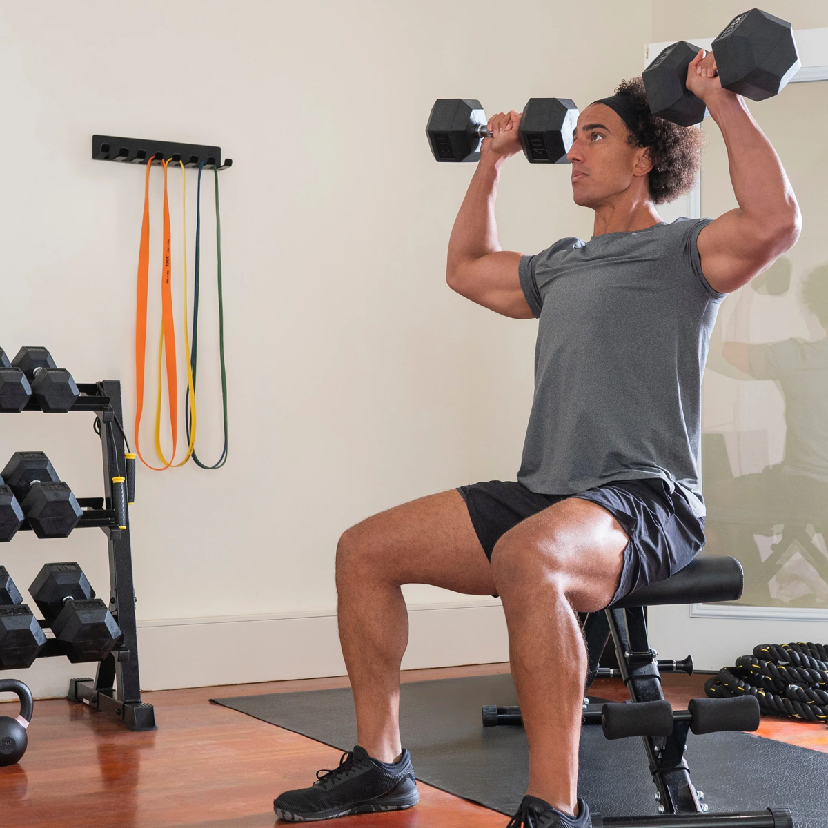 TRX Hex Rubber Dumbbell - 2.5 lb alternate view
