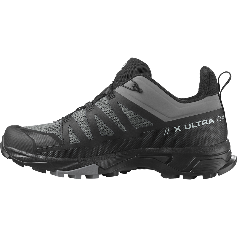 Men's X Ultra 4, Salomon Men's X Ultra 4 in Quiet Shade/Black inside right profile
