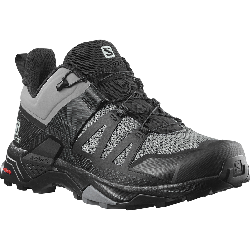 Men's X Ultra 4, Salomon Men's X Ultra 4 in Quiet Shade/Black front right
