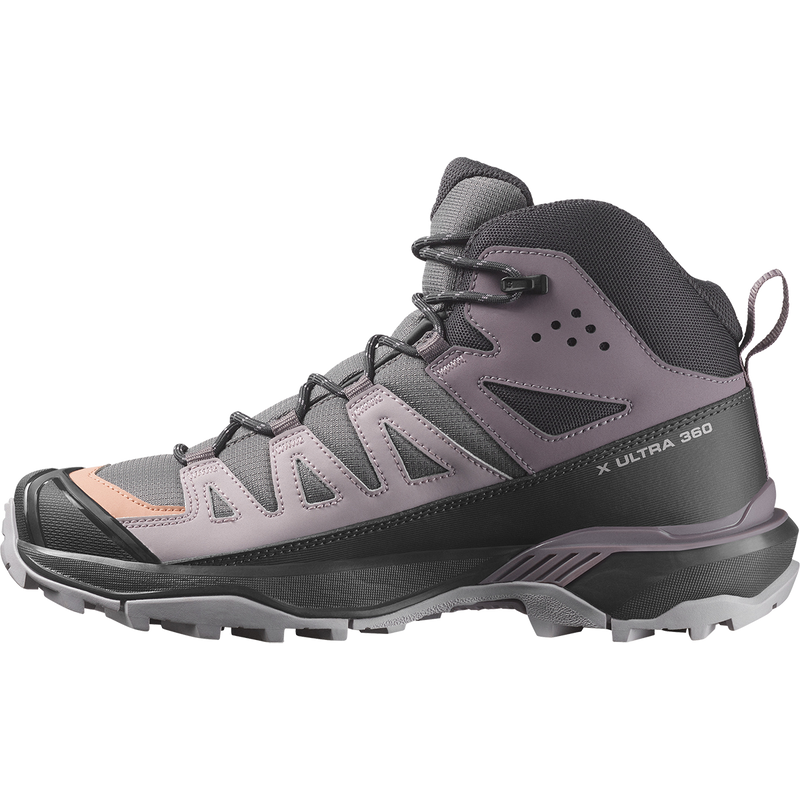 Women's X Ultra 360 Mid CSWP, Salomon Women's X Ultra 360 Mid CSWP in Plum Kitten inside right