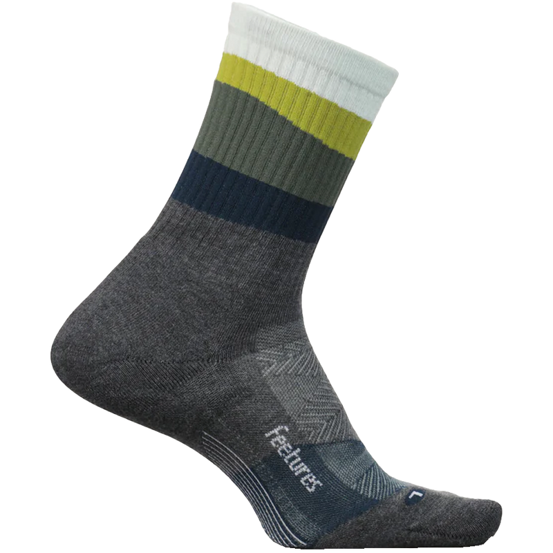 Feetures Trail Max Cushion Mini Crew in Ascent Grey