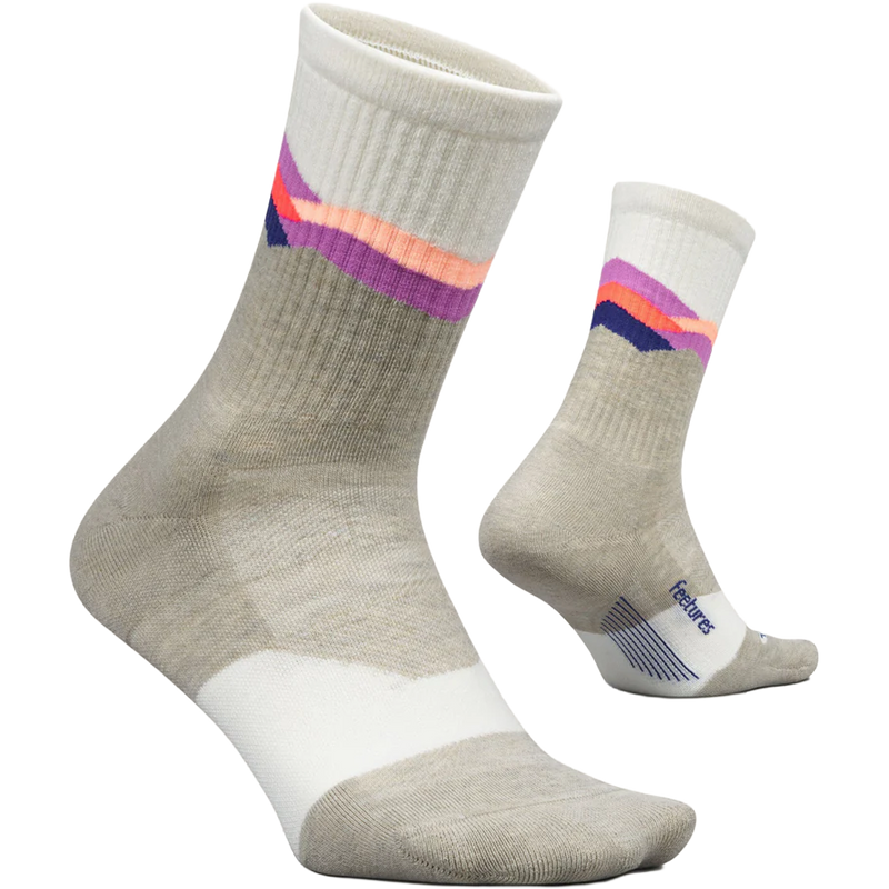 Trail Max Cushion Mini Crew, Feetures Trail Max Cushion Mini Crew toe and heel