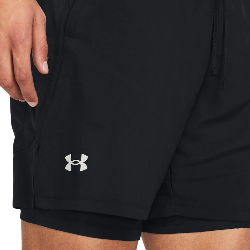 Men's Launch 7" 2-in-1 Shorts, Under Armour Men's Launch 7" 2-in-1 Shorts logo