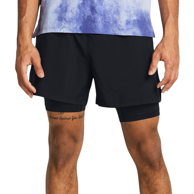 Men's Launch 5" 2-in-1 Shorts, Under Armour Men's Launch 5" 2-in-1 Shorts front