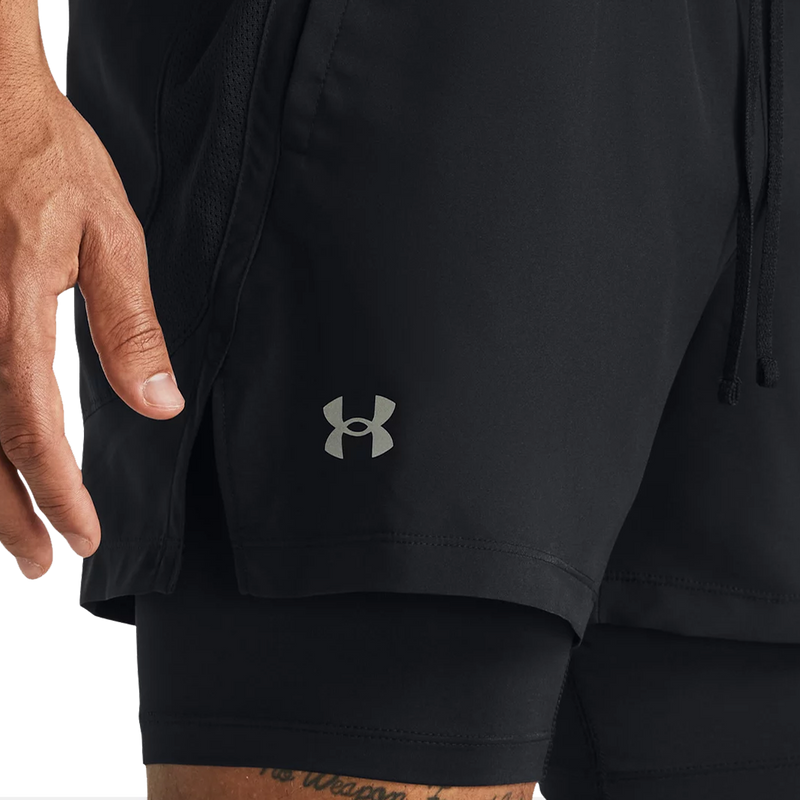 Men's Launch 5" 2-in-1 Shorts, Under Armour Men's Launch 5" 2-in-1 Shorts  logo