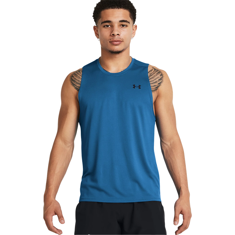 Men's UA Tech Tank, Under Armour Men's UA Tech Tank in Photon Blue