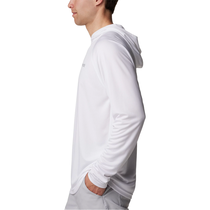 Men's PFG Solar Stream Hoody, Columbia Men's PFG Solar Stream Hoody in White left