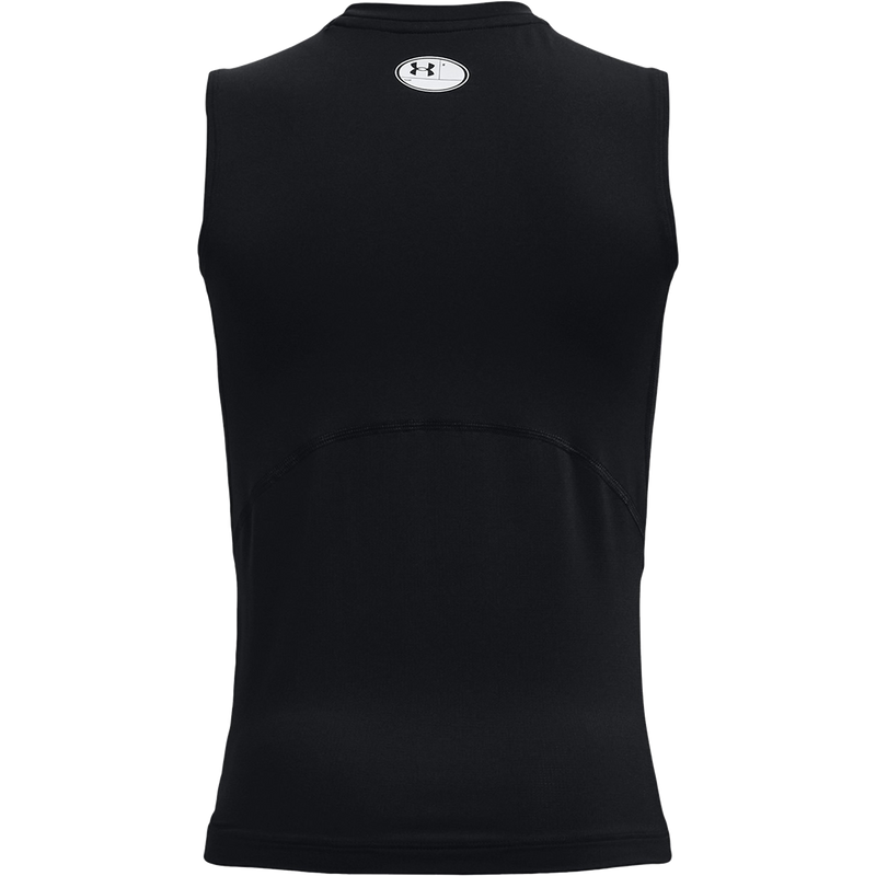 Youth HeatGear Armour Seeveless, Under Armour Youth HeatGear Armour SL in Black back