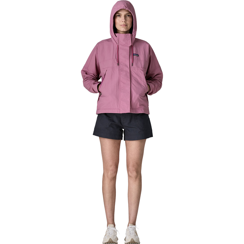 Women's Skysail Jacket, Patagonia Women's Skysail Jacket in LVT Light Violet front full length