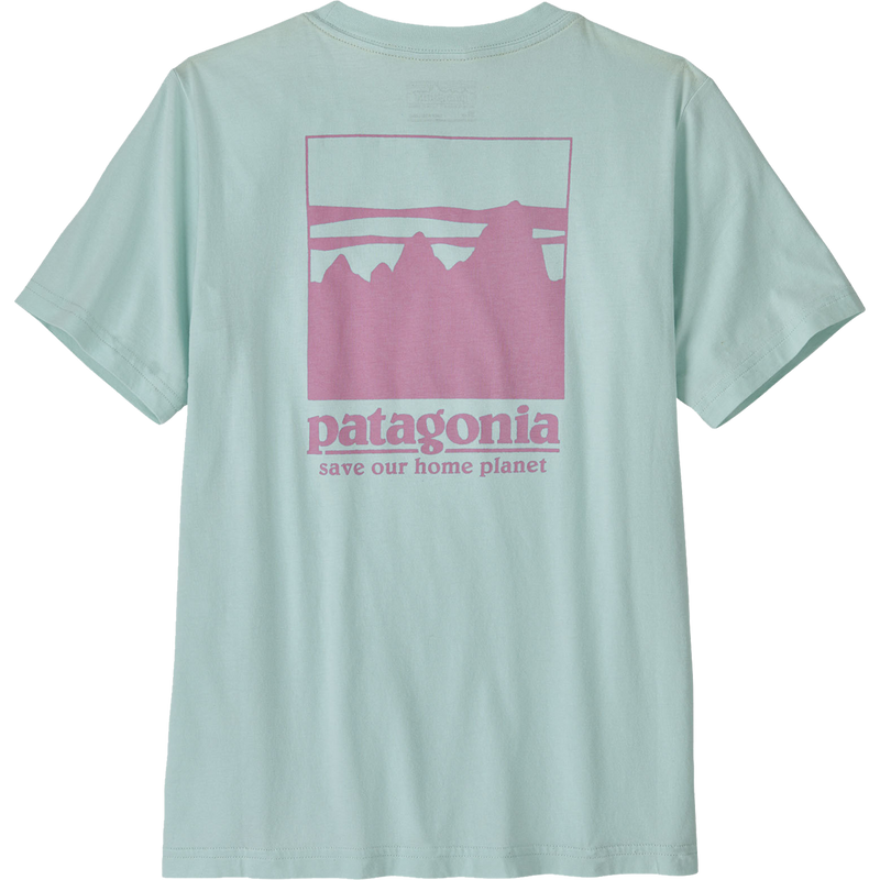 Patagonia Youth Graphic T-Shirt in Alpine Icon/Wispy Green