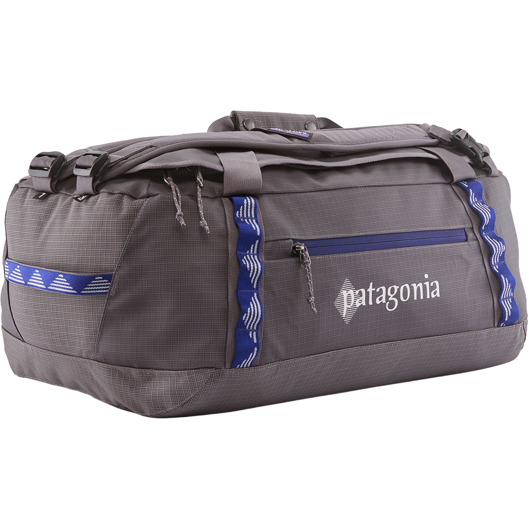 Patagonia Black Hole Duffel 40L in HTMY-Hut Tripper/May Grey