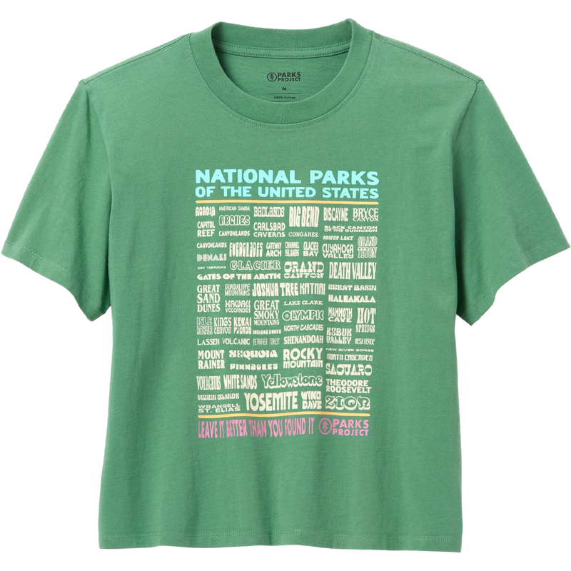 Women's National Parks Lineup Boxy Tee, Featured Image