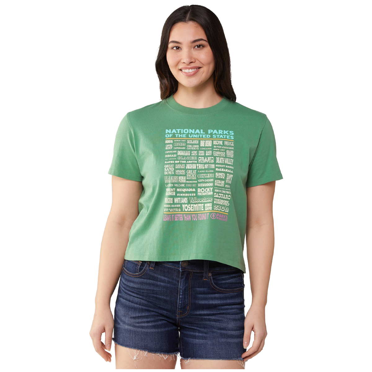 Women's National Parks Lineup Boxy Tee alternate view