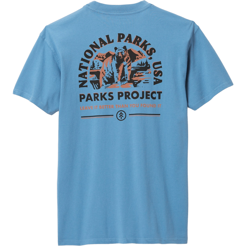 Men's National Parks USA Grizzly Tee, Parks Project Men's National Parks USA Grizzly Tee back