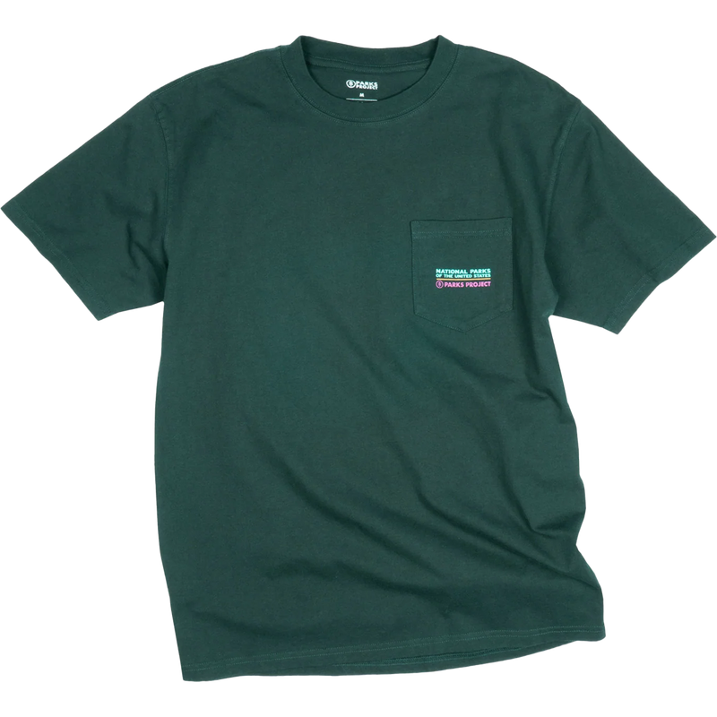 Men's National Parks Lineup Pocket Tee, Parks Project Men's National Parks Lineup Pocket Tee front
