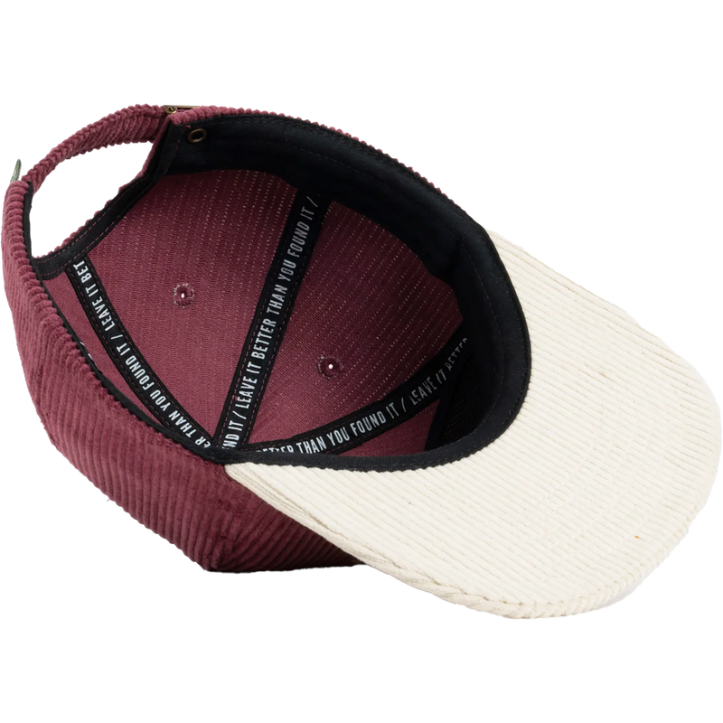 Tree Hugger Oval Cord Cap, Parks Project Tree Hugger Oval Cord Cap inside hat