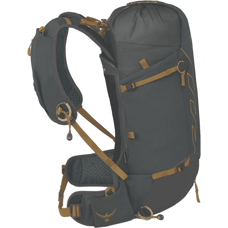 Talon Velocity 20, Osprey Talon Velocity 20 in Dark Charcoal/Yellow left