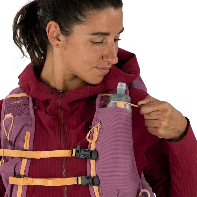 Women's Tempest Velocity 20, Osprey Tempest Velocity 20 bottle pocket