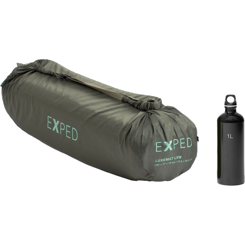 LuxeMat LXW, Exped LuxeMat LXW pack size