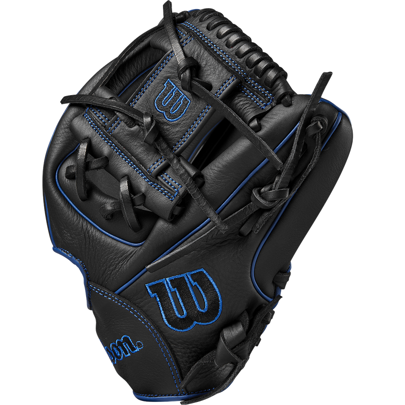 A700 PF Infield/Outfield 11.25" H-Web, Wilson A700 PF Infield/Outfield 11.25" H-Web 2024 in Black Royal thumb