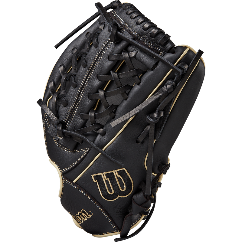 A700 Infield/Outfield 12" Single Post T-Web, Wilson A700 Infield/Outfield 12" Single Post T-Web 2024 in Black/Blond thumb
