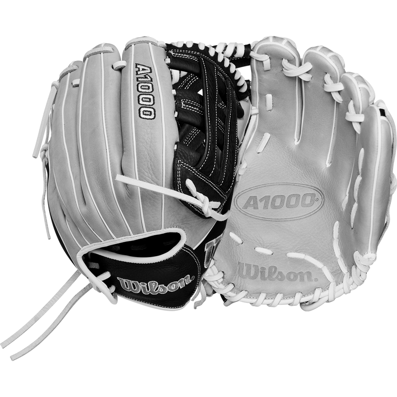 Youth A1000 Fast Pitch Infield - 12" H-Web, Wilson A1000 Fast Pitch Infield - 12" H-Web 2024 top and palm