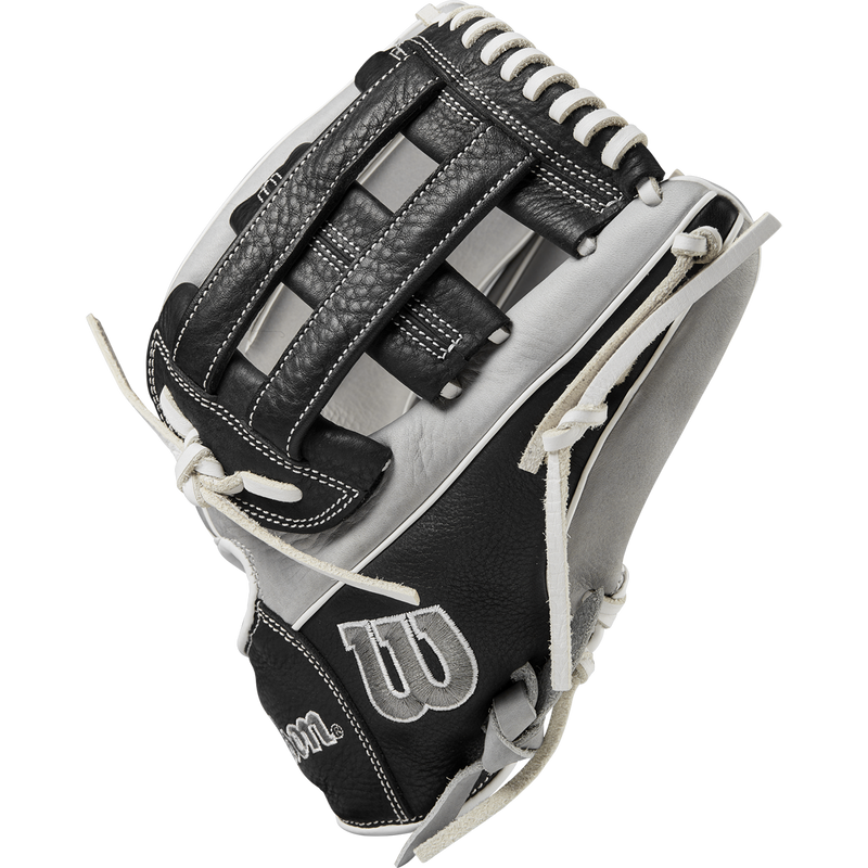 Youth A1000 Fast Pitch Infield - 12" H-Web, Wilson A1000 Fast Pitch Infield - 12" H-Web 2024 web side