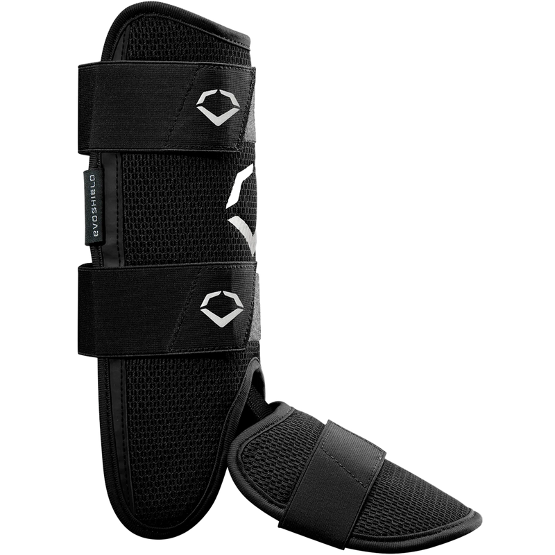 Youth Pro-SRZ Batters Leg Guard, EvoShield Youth Pro-SRZ Batters Leg Guard black right profile