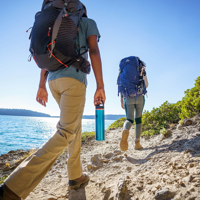 24 oz Lightweight Wide Mouth Trail Series, Hydro Flask 24 oz Lightweight Wide Mouth Trail Series with hikers