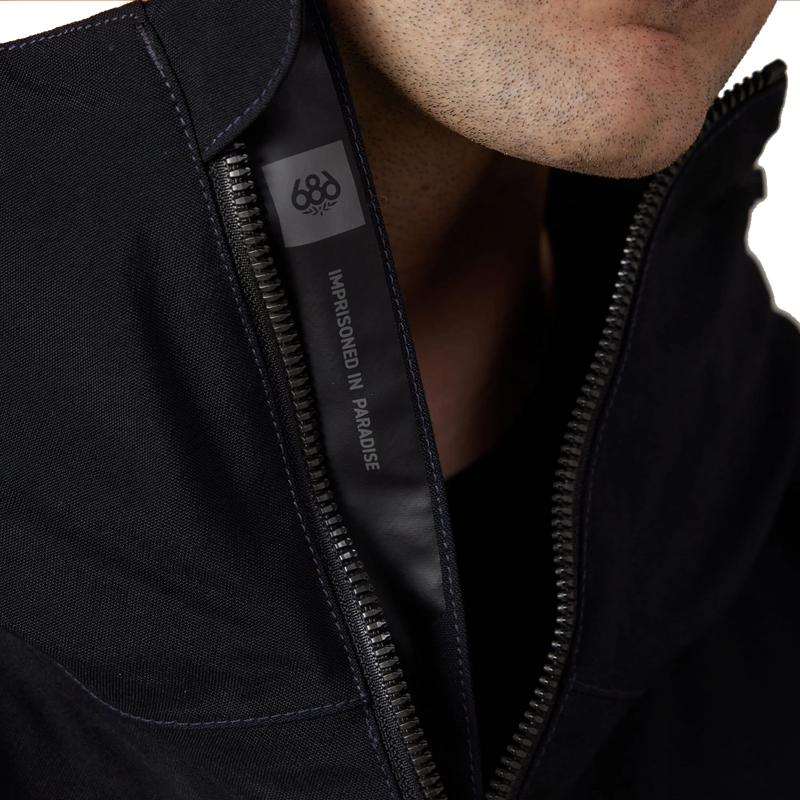 Men's Dojo Jacket, 686 Men's Dojo Jacket collar