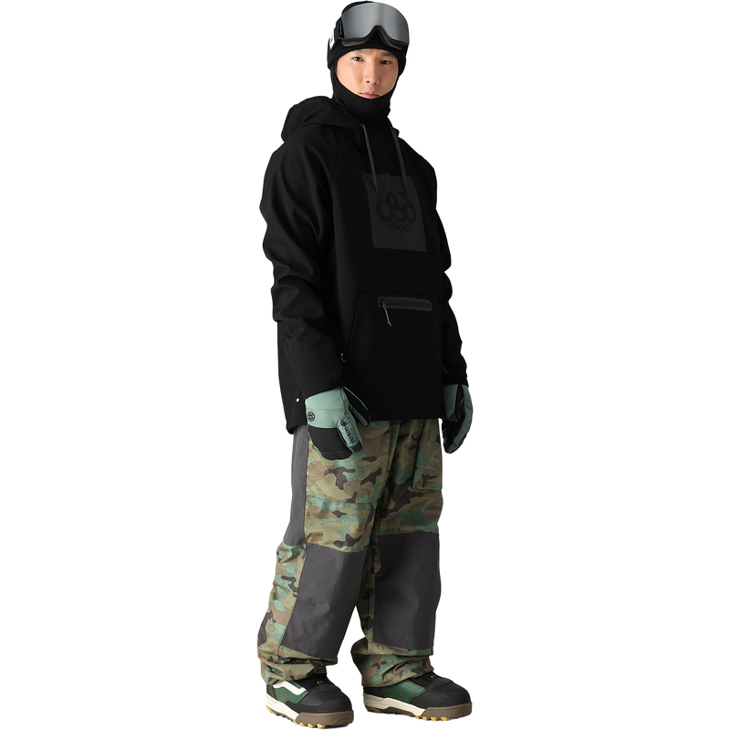 Men's Waterproof Hoody, 686 Men's Hydra Thermagraph Jacket 3/4 Front