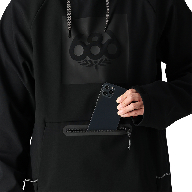 Men's Waterproof Hoody, 686 Men's Hydra Thermagraph Jacket Kangaroo Pocket