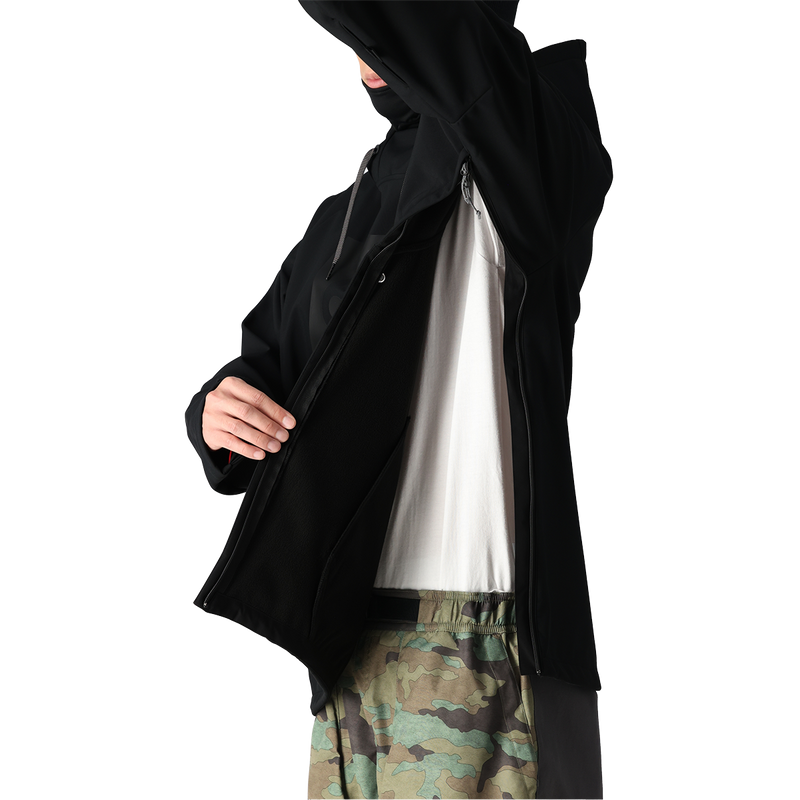 Men's Waterproof Hoody, 686 Men's Hydra Thermagraph Jacket Side Vent