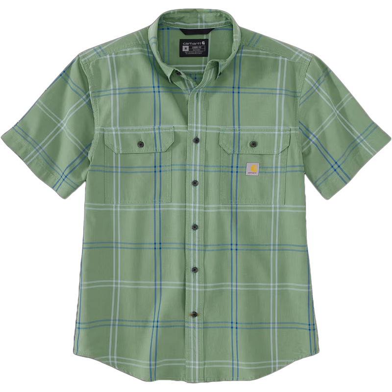 Men's Midweight Short Sleeve Plaid Shirt, Featured Image