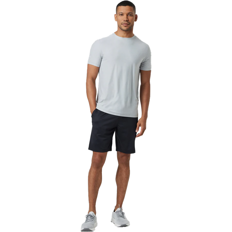 Men's Sunday Performance Short, Vuori Men's Sunday Performance Short in Black on model front