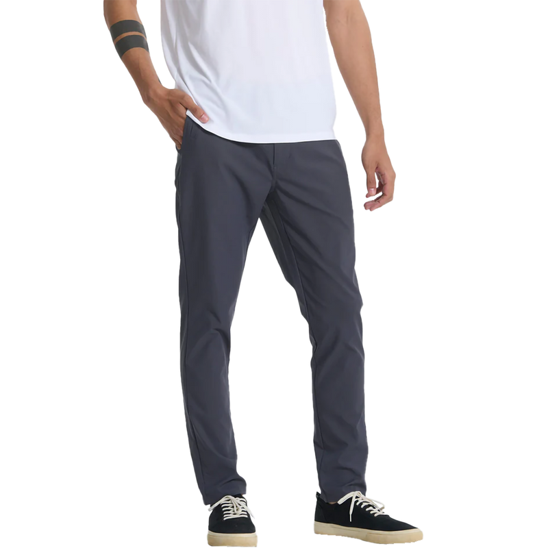 Men's Cascade Tech Chino, Vuori Men's Cascade Tech Chino in Charcoal front