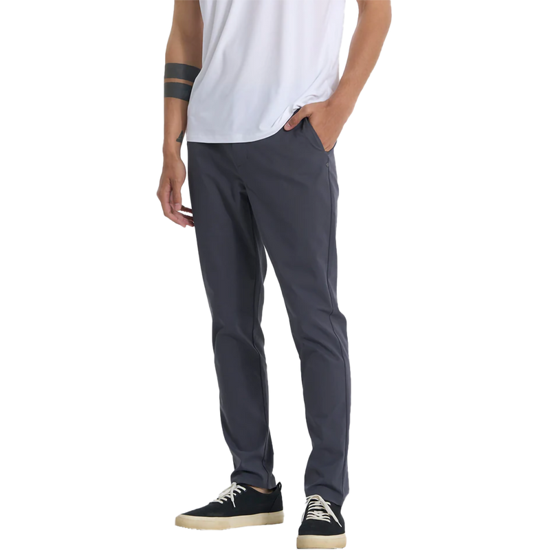 Men's Cascade Tech Chino, Vuori Men's Cascade Tech Chino in Charcoal front