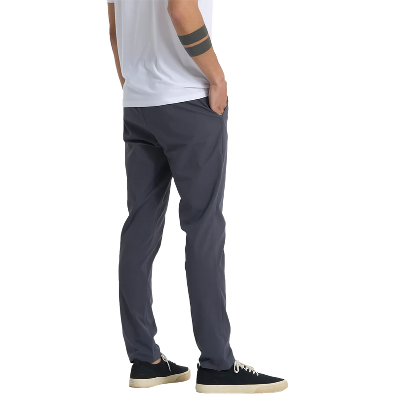 Men's Cascade Tech Chino, Vuori Men's Cascade Tech Chino in Charcoal back