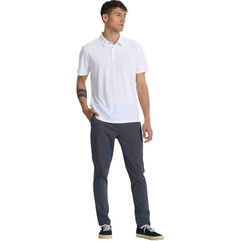 Men's Cascade Tech Chino, Vuori Men's Cascade Tech Chino in Charcoal front