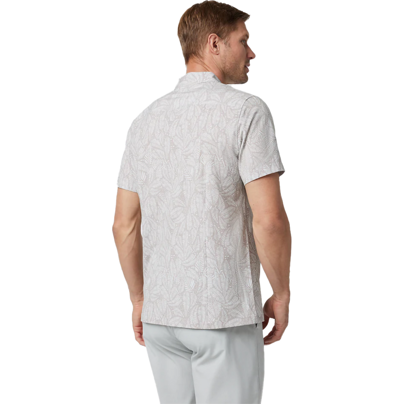 Men's Bridge Short Sleeve Button Down, Vuori Men's Bridge Short Sleeve Button Down in Umber Sago back