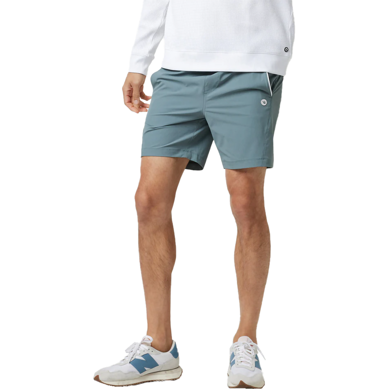 Men's Crosscourt Short, Vuori Men's Crosscourt Short in Kashmir front