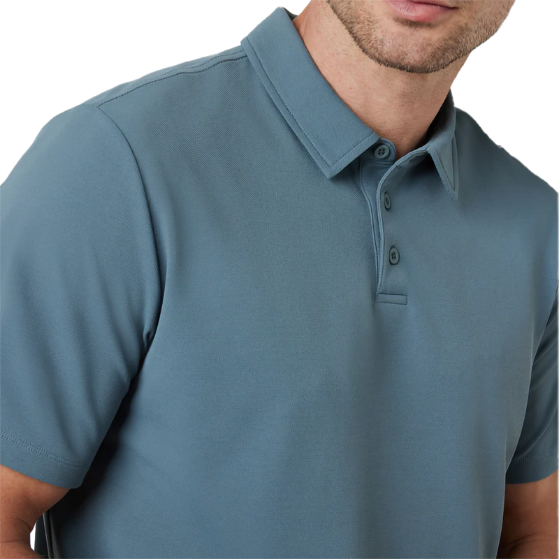Men's Gamepoint Polo, Vuori Men's Gamepoint Polo in Kashmir collar and bottons