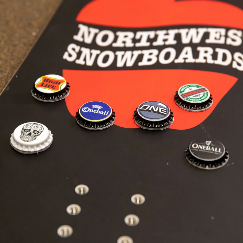 Bottle Caps, One Ball Jay Bottle Caps on board