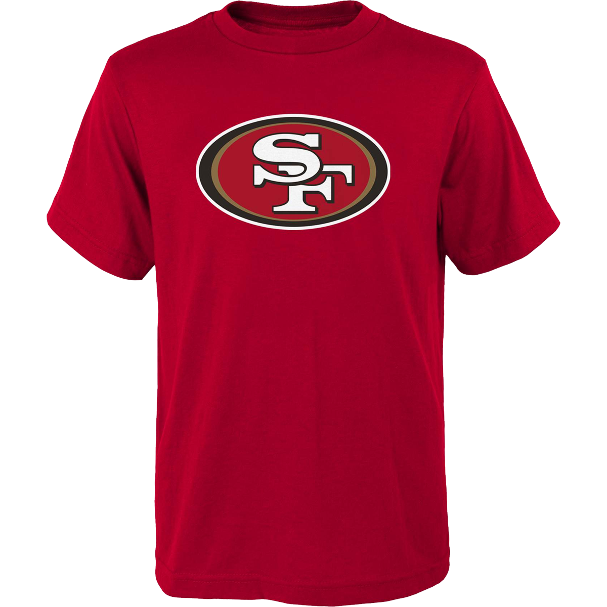 Youth 49ers Primary Logo Short Sleeve Cotton Tee alternate view