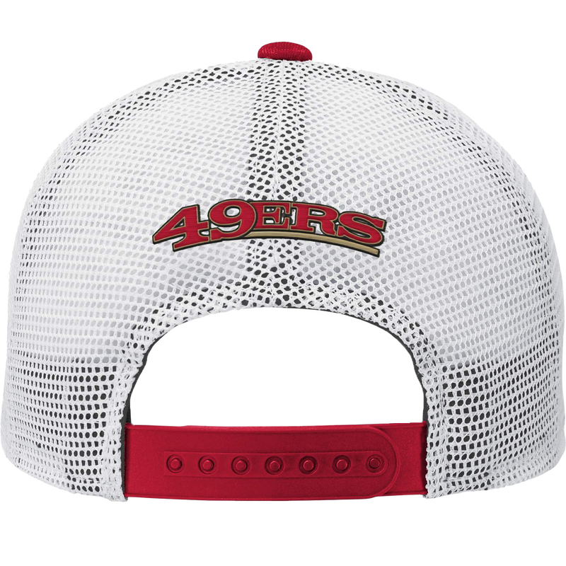Youth 49ers Core Lockup Meshback Adjustable Hat, Outerstuff Youth 49ers Core Lockup Meshback Adjustable back
